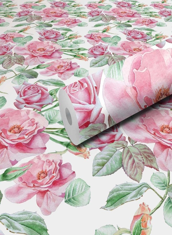 DSticker Wallpaper for Walls Bedroom & Living Room Big Size (300x40) Cm Wallpaper Stickers for Home Decoration | Wall Stickers for Office | Wall Paper for Wall Decor Pack of - 1 (Big Rose) - Image 1